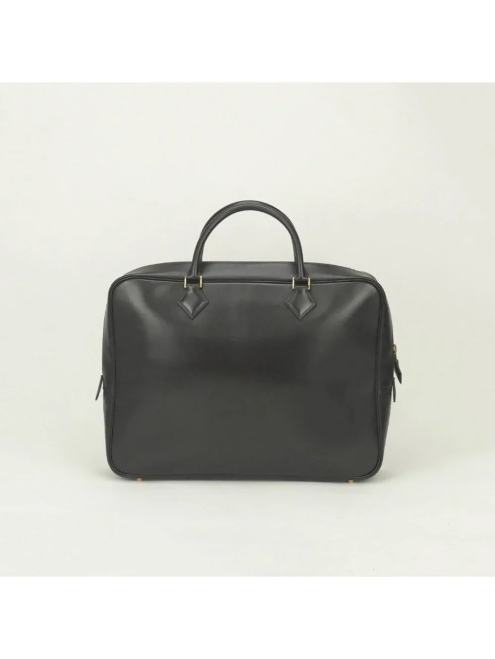 Hermes Plume Doc 38 Business Briefcase Box Calf Havana Brown Gold